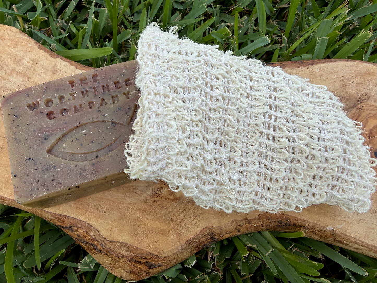Exfoliating Sisal Soap Saver Pouch