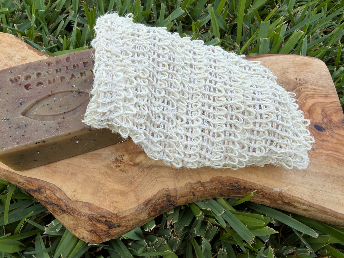 Exfoliating Sisal Soap Saver Pouch