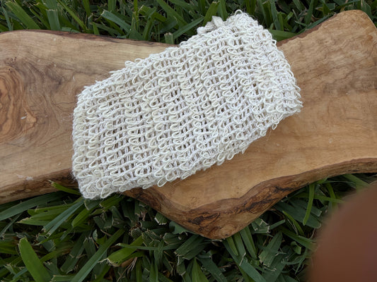 Exfoliating Sisal Soap Saver Pouch